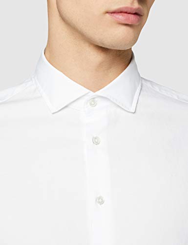 Jacques Britt Siena (102) Journey Camisa de Oficina, Blanco Oxford White 1, S para Hombre