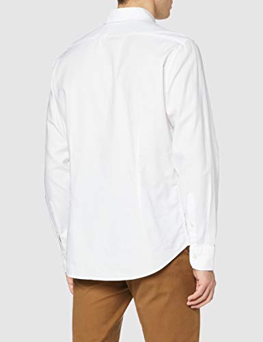 Jacques Britt Siena (102) Journey Camisa de Oficina, Blanco Oxford White 1, S para Hombre