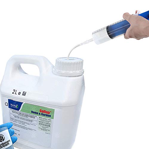 Jeringa de plástico Nactech Nalp150 con jeringa de medición reutilizable de tubo de 80 cm con convertidor, 150 ml, paquete de 2