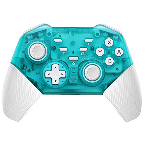 JFUNE Switch Mando Inalámbrico para Nintendo Switch, Controlador Pro Switch Inalámbrico, Función de DualShock y Turbo con Gyro Axis Switch Gamepad - 2019 Nueva versión (Verde)