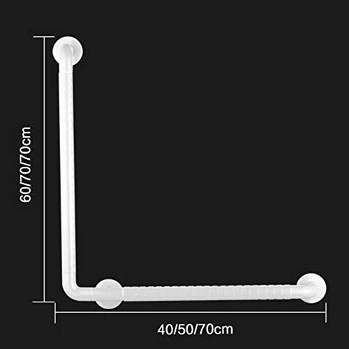 JINRONG-Bathroom handrail Pasamanos-Baño Seguridad L En Forma Cuadrada Universal Baño Aseo Ducha Ducha Antideslizante Pared Personas Mayores Accesibilidad