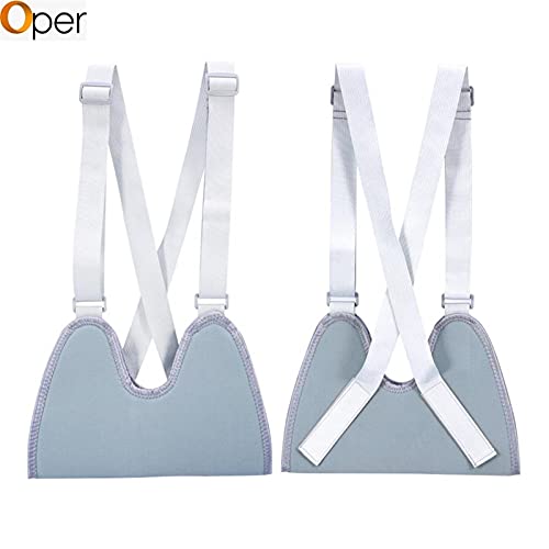 JINTD Sling de Soporte de Hombro, Arm POSTRA Corrector Multifunción Brazo Sling Contusión de Hombro y cepa Protector de Hombros para el Dolor relif (Color : Gray)