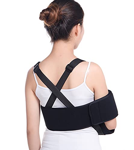 jjff Eslinga para Brazo, Inmovilizador De Hombro, para Fracturas Rotas, Dislocación De Huesos, Esguinces, Esguinces Y Desgarros, Talla Única para Todos Unisex.