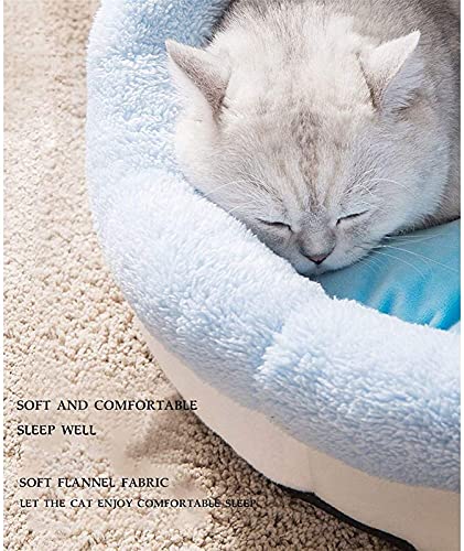 JLKDF Cama Ultra Suave y Relajante - Cama Cueva Cama para Gatos - Cómoda Cama para Gatos Tienda de campaña para Mascotas Casa para Perros y Gatos de Pet Supplies Cama ortopédica para per