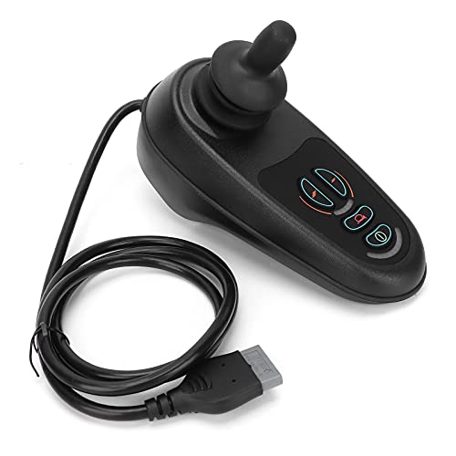 Joystick de 4 teclas para silla de ruedas apto para PG VR2 D50677, herramienta de accesorios para sillas de ruedas de movilidad eléctrica, alta sensibilidad (negro)