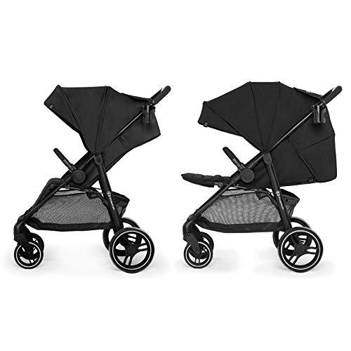 Kinderkraft Silla de Paseo GRANDE CITY, Carrito, Ajustable, Accesorios, Hasta 3 Años, Negro