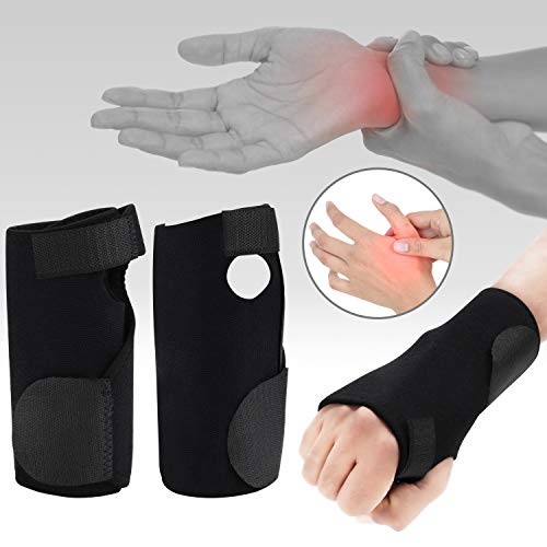 Kurtzy Muñequera Tendinitis Férula Tunel Carpiano (1 Par) Soporte con Correa Ajustable para Mano Izquierda y Derecha sin Afectar la Flexibilidad - Férula Compresión Alivio Dolor, Artritis, Esguinces