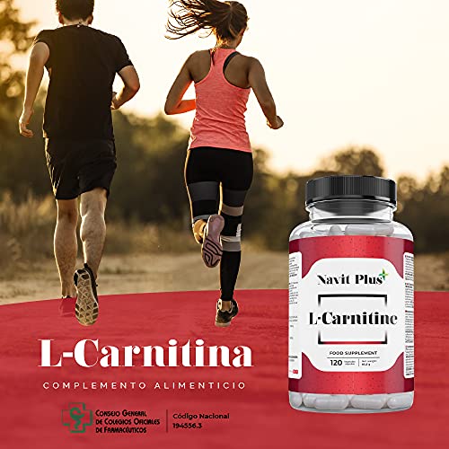 L Carnitina Cápsulas | Quemagrasas potente, perdida de peso y tonificación | CN Farmacia 194556.3 | Aumento de energía, rendimiento deportivo y recuperación post entreno.