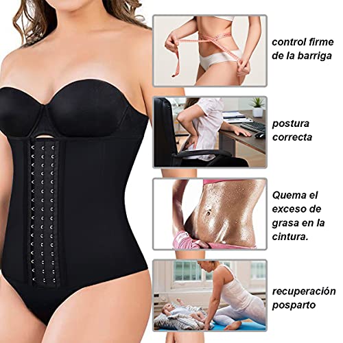 LaLaAreal Fajas Reductoras Corset Cincher Bustiers Corsé Adelgazantes de Cinturón Formación para Body Shaper Mujer