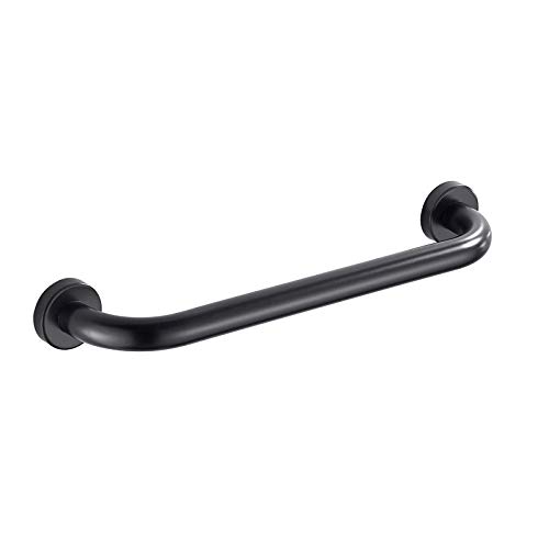 LANCYG Agarraderas BañO, Agarrador Ducha Aluminio Negro Mate Cuarto de baño WC Cuarto de baño de Ancianos Seguridad Barra de sujeción Antideslizante de la manija (Size : 30cm)