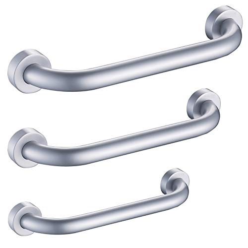 LANCYG Agarraderas BañO, Agarrador Ducha Barandilla de Aluminio sin barreras WC WC Cuarto de Ancianos manija de la Seguridad Barandilla de Movilidad Reducida (Size : Aluminum handrail 40cm)