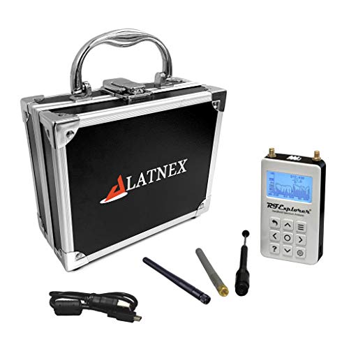 LATNEX Spectrum Analyzer RF Explorer con funda de transporte de aluminio - 6G Combo Plus Slim