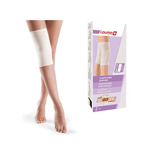 Lauma Medical, 2 unidades de rodilleras elásticas para aliviar el dolor, esguinces de artritis reumatismo, soporte de articulaciones, deportes y entrenamiento (2 (S), Beige)