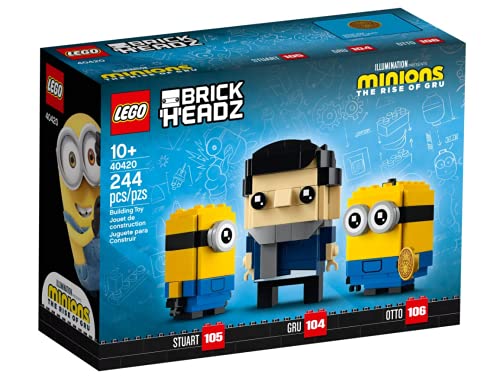 LEGO Minions Brickheadz Gru, Stuart y Otto Set 40420