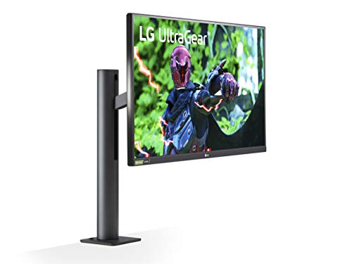 LG 27GN88A-B - Monitor Gaming LG Ultragear (Panel NanoIPS: 2560x1440p, 16:9, 350 CD/m², 1000:1, 144Hz, 1ms, DPx1, HDMIx2, USB-Ax3, G-Sync Compatible), negro