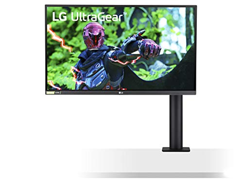 LG 27GN88A-B - Monitor Gaming LG Ultragear (Panel NanoIPS: 2560x1440p, 16:9, 350 CD/m², 1000:1, 144Hz, 1ms, DPx1, HDMIx2, USB-Ax3, G-Sync Compatible), negro