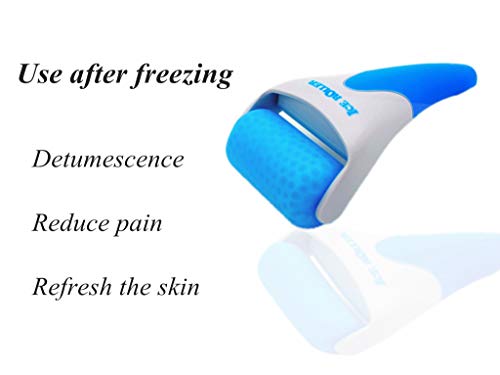 LIGICKY Ice cooling roller Masajeador fácil para acné y arrugas, para cuerpo y rostro, bolita de terapia en frío y helada