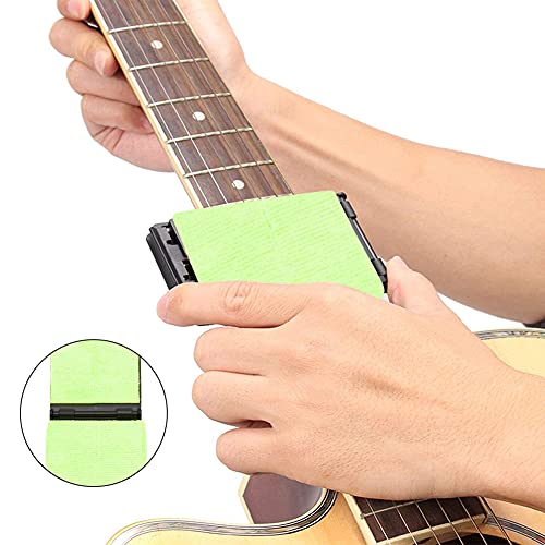 Limpiador De Cuerdas Para Guitarra,Guitarra eléctrica de Cuerdas y Diapasón Limpiador, Instrumentos Cuidado de mantenimiento para guitarra/bajo/mandolina/ukelele, 2pc