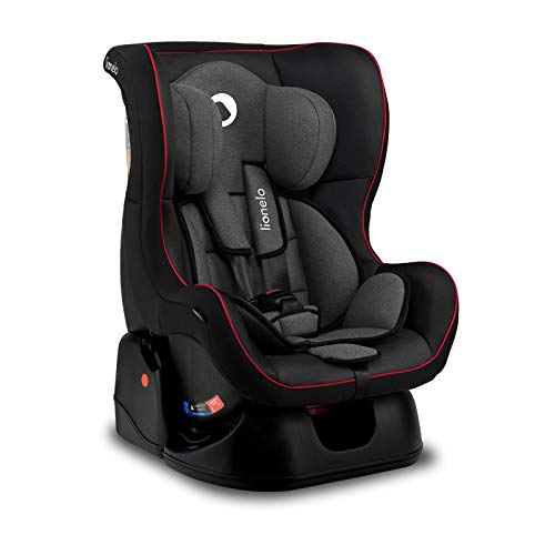 LIONELO Liam Asiento de seguridad Para niños 0-18 kg, Regulación gradual de 3 niveles, Cinturones de seguridad con 5 puntos, Montaje en el sentido de la marcha y a contramarcha