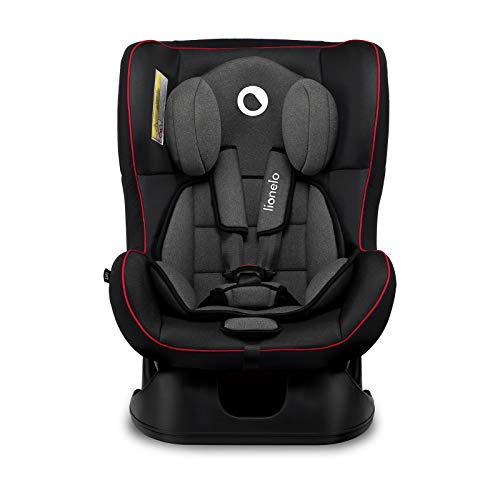 LIONELO Liam Asiento de seguridad Para niños 0-18 kg, Regulación gradual de 3 niveles, Cinturones de seguridad con 5 puntos, Montaje en el sentido de la marcha y a contramarcha