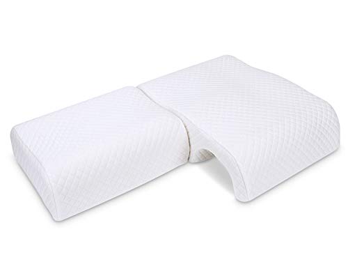 LITSPOT Almohada para Parejas Almohadas para Brazos Almohadas de Peluche Curvas y Transpirables, Almohadas de presión de Rebote Lento para Apoyo Lumbar del Reposabrazos