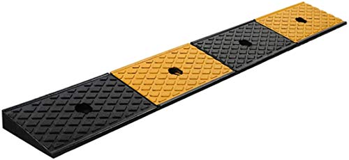 LIUYULONG Rampa de acera Rampas de Goma, rampas de umbral de almacén para Scooters, patinetas, automóviles enrollables Herramientas Cuesta Arriba Rampa de Seguridad (Size : 100 * 15 * 5CM)