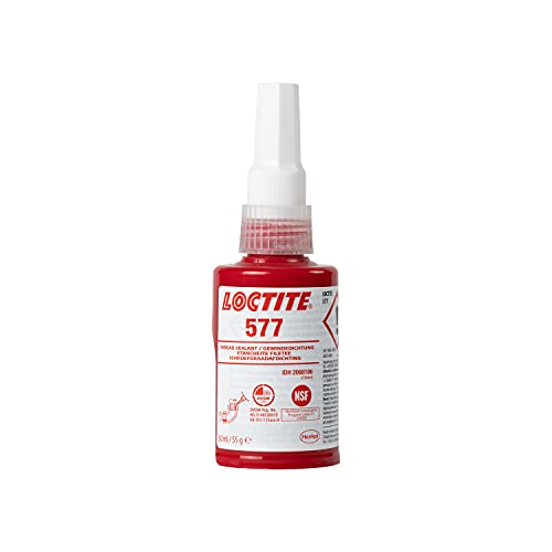 Loctite K978773 577 Junta de tubo de resistencia media de curación rápida, Multicolor, 50 ml