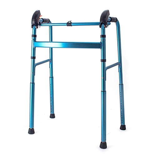 LXDDJZXQ Andador para Ancianos Walker, Escaleras for Subir Aluminio Plegable Marco Ligero for Caminar Caminante Ayuda for Caminar Caminante