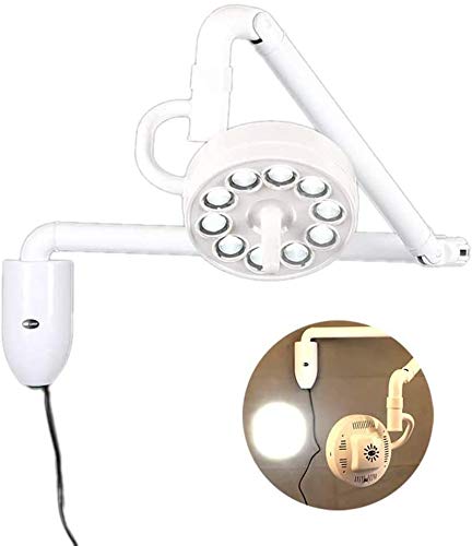 LXT PANDA Lámpara quirúrgica médica Dental, rotación de 360 ​​° 30W Colgante de Pared LED Examen médico quirúrgico Lámpara de Examen de cirugía Dental con luz fría sin Sombras.