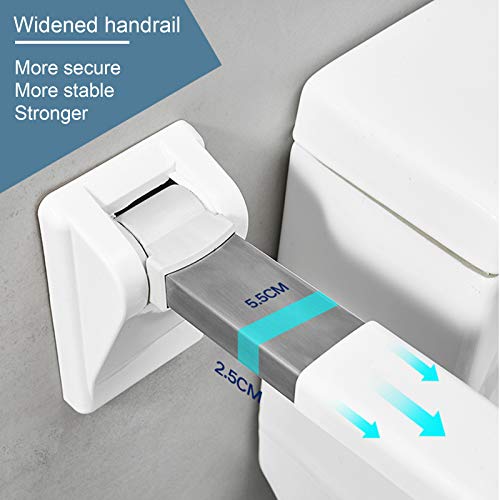 LXVY Barras Minusvalidos,Asidero para Baño Barra Abatible de Seguridad para Baño, Asa Antideslizante de Acero Inoxidable,A