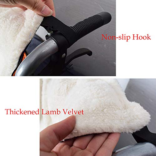 Manta de Invierno para Silla de Ruedas para Adultos, Grueso Cashmere Forro - Resistente al Agua - Antideslizante - Lavable a máquina, Universal para sillas de Ruedas manuales y motorizadas