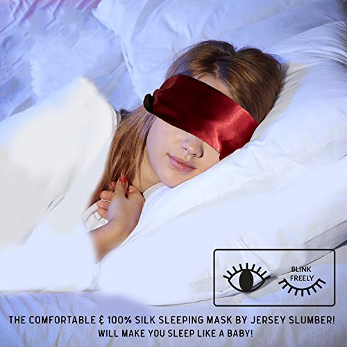 MaoXinTek Máscara de Ojos Suave 2 Lados Disponibles Cinta de Satén 150cm Banda de Covers Dormido Venda Ligero para Mujeres Correas de Viaje 2Pack