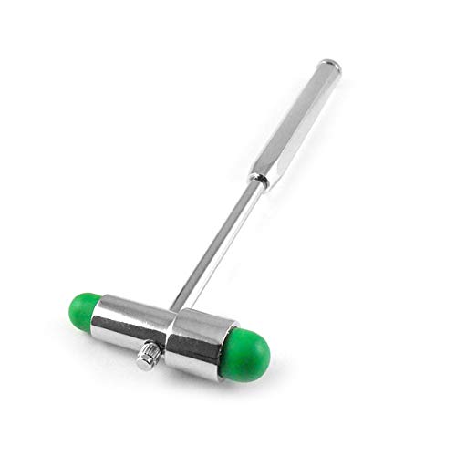 Martillo de Buck Neurológico multifuncional Percussor Reflex de diagnóstico Kit de herramienta médica de martillo de percusión de doble cabeza (Verde) ESjasnyfall