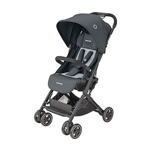 Maxi-Cosi Lara 2, Silla Paseo Ligera y Compacta, Reclinable y Plegable Con Plegado Fácil, Desde El Nacimiento Hasta 22 Kg (4 Años) Color Essential Graphite