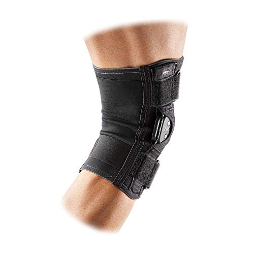 McDavid 429R Estabilizador articulado de rodilla, Unisex adulto, Negro, L