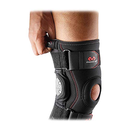 McDavid 429R Estabilizador articulado de rodilla, Unisex adulto, Negro, L