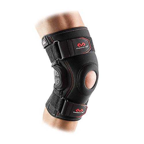 McDavid 429R Estabilizador articulado de rodilla, Unisex adulto, Negro, L