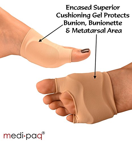 Medipaq - Manga Metatarsal Doble en Gel para Protección de Juanetes