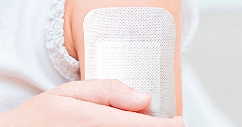 Medrull Parches Autoadhesivos de Primeros Auxilios - Apositos Impermeables Para Heridas - Tiritas con Almohadillas de Gasa Esterilizada, Tiritas Piel Sensible 9x25 cm (25 Parches Individuales)