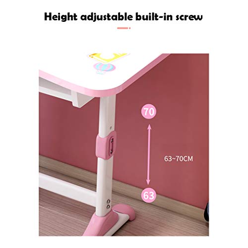 Mesa Infantil con Silla De Altura Ajustable con Lámpara De Mesa, Sentado Ortesis, Multifuncional Escritorio Lnfantil,For Estudiantes De La Escuela, Conveniente For Los Niños O Niñas De 3-18