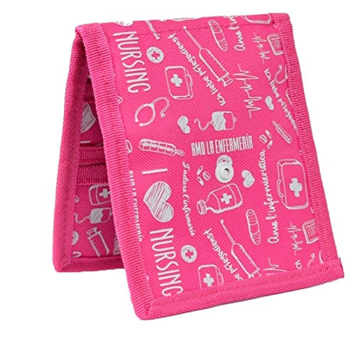 MINIKEEN'S, Salvabolsillos enfermera, Estampado rosa, Mobiclinic