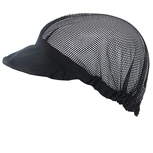 MISEMIYA - GORRO VISERA GORRO VISERA UNISEX GORRO COCINA GORRO CHEF GORRO COCINERA GORRO COCINERO Ref.915 - Negro, Pack* 1 Pcs