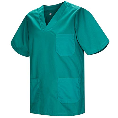 MISEMIYA - Uniforme Sanitario Unisex Uniformes Sanitarios MÉDICOS Conjuntos Sanitarios - L, Verd