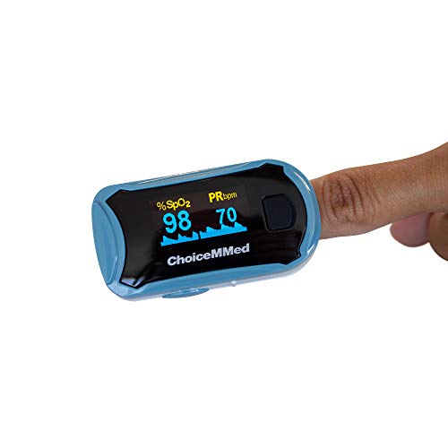 Mobiclinic, MD300C29, Pulsioxímetro de dedo profesional, Marca Española, Pulsómetro de dedo para adulto, Oxímetro de dedo, Medidor de Frecuencia cardíaca y SpO2, Pantalla OLED