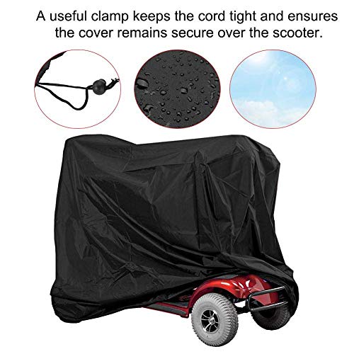 Mobility Scooter Cover, Profesional Impermeable para Silla de Ruedas Protección contra la Lluvia Duradero para Personas Mayores Movilidad Protección contra la Lluvia Fácil de Proteger su Scooter