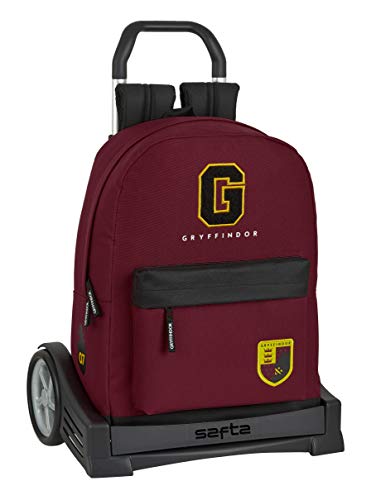 Mochila Safta 754 Espalda Ergonómica con Carro Safta Evolution de Harry Potter Wizard, 320x140x430mm