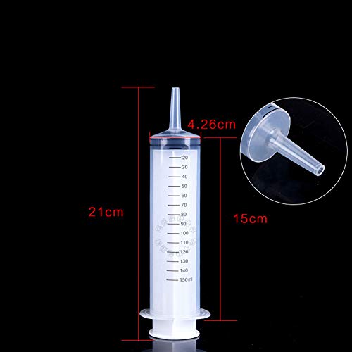 Moligin Las Jeringas De Plástico Jardín De La Jeringuilla por Los Laboratorios Científicos De Riego Que Rellena 150ml