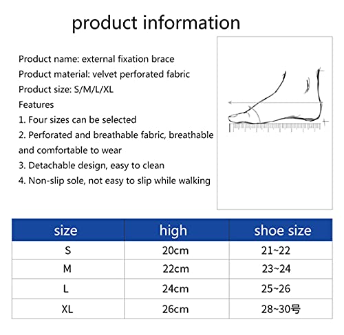 MTYQE Férulas nocturnas para Fascitis Plantar Infantil, Ortesis de Tobillo, cómodo Soporte para Fascitis Plantar, Soporte ortopédico para pies para tendinitis de Aquiles,Right,24