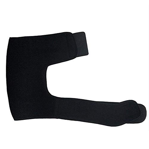 N-K Banda de sujeción ajustable para el hombro para fútbol, protección del hombro, recuperación muscular, recuperación muscular, color negro, 1 unidad, rentable y duradero