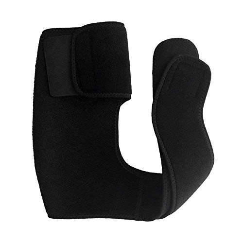 N-K Banda de sujeción ajustable para el hombro para fútbol, protección del hombro, recuperación muscular, recuperación muscular, color negro, 1 unidad, rentable y duradero